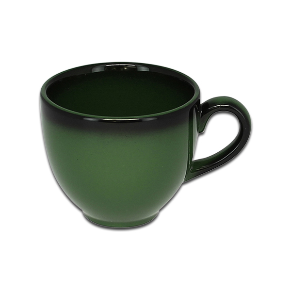 Чашка круглая зеленая RAK Porcelain «Lea», 90 мл
