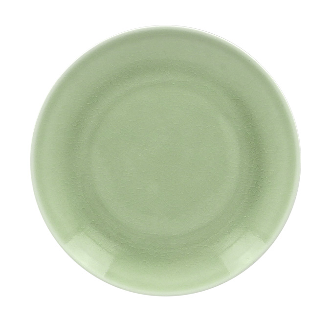 Тарелка круглая плоская RAK Porcelain «Vintage Green», D=18 см