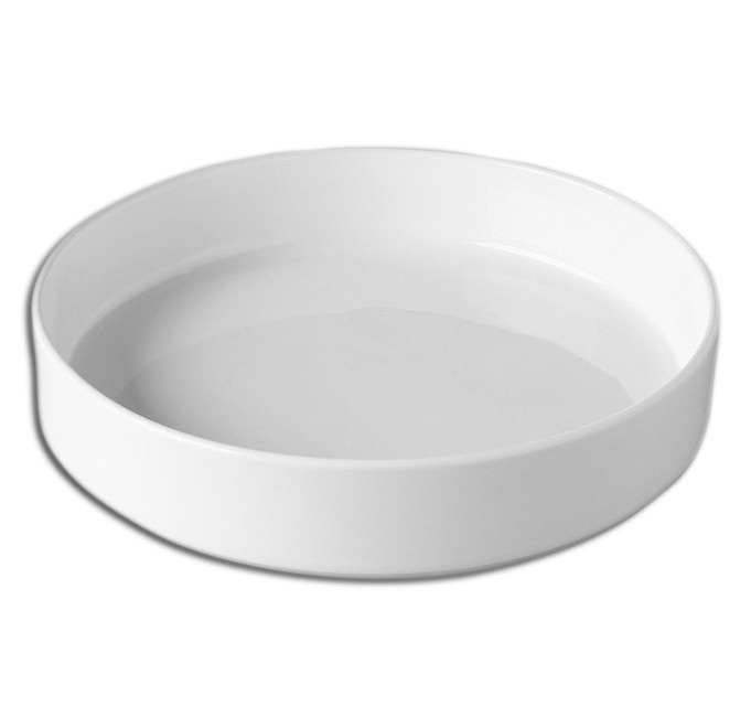 Тарелка с прямым бортом глубокая объем 950мл RAK Porcelain «Nordic», D=23 см