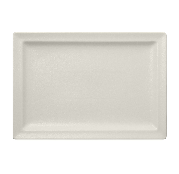 Тарелка прямоугольная плоская RAK Porcelain «NeoFusion Sand», 33x23 см