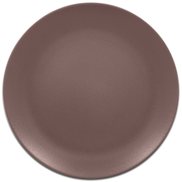 Тарелка круглая плоская коричневая RAK Porcelain «NeoFusion Mellow», D=31 см