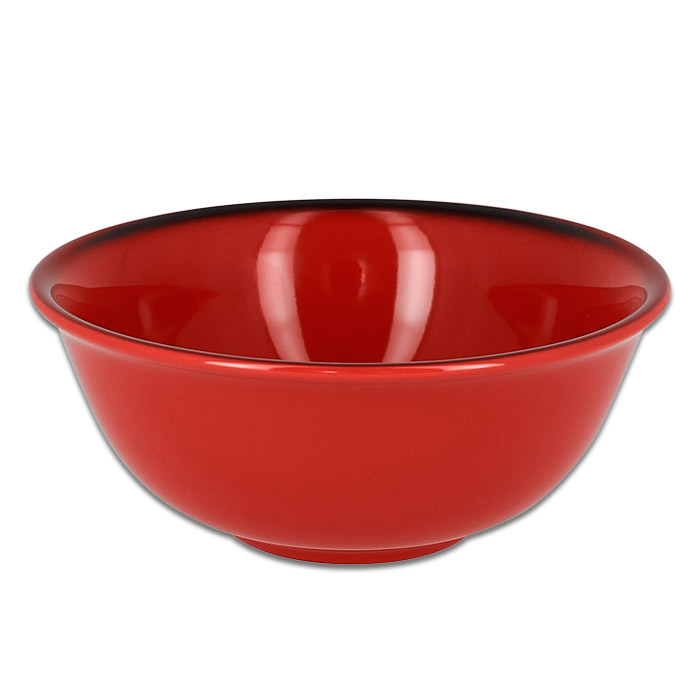Салатник круглый красный RAK Porcelain «Lea», D=16 см, 580 мл