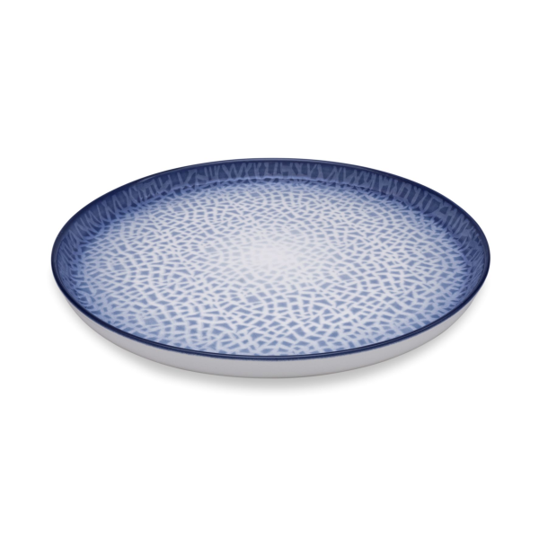  Тарелка круглая борт вертикальный d=27 см., плоская, фарфор, Elvira R1288