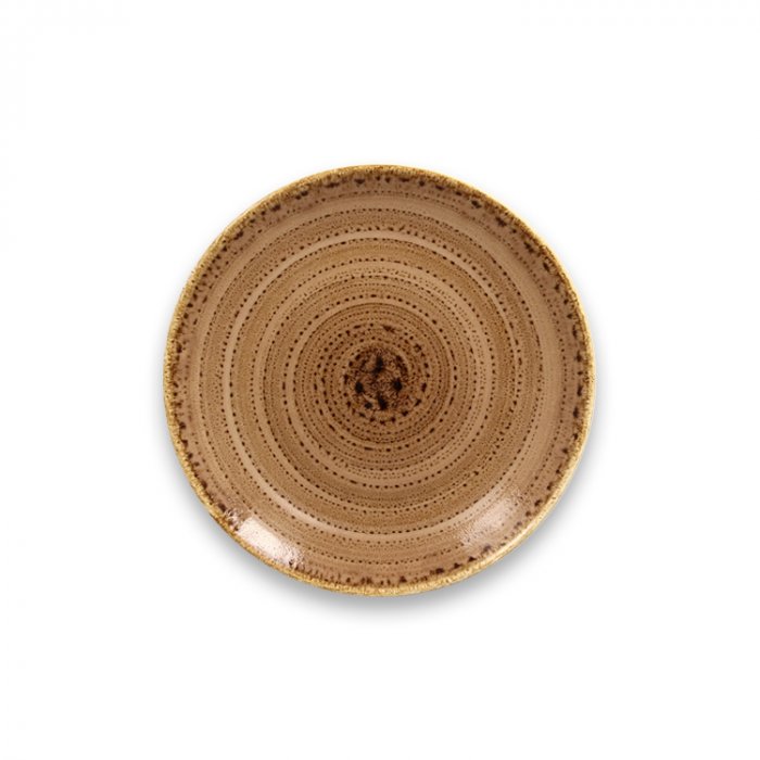 Тарелка "Coupe" круглая плоская Shell RAK Porcelain «TWIRL», D=18 см