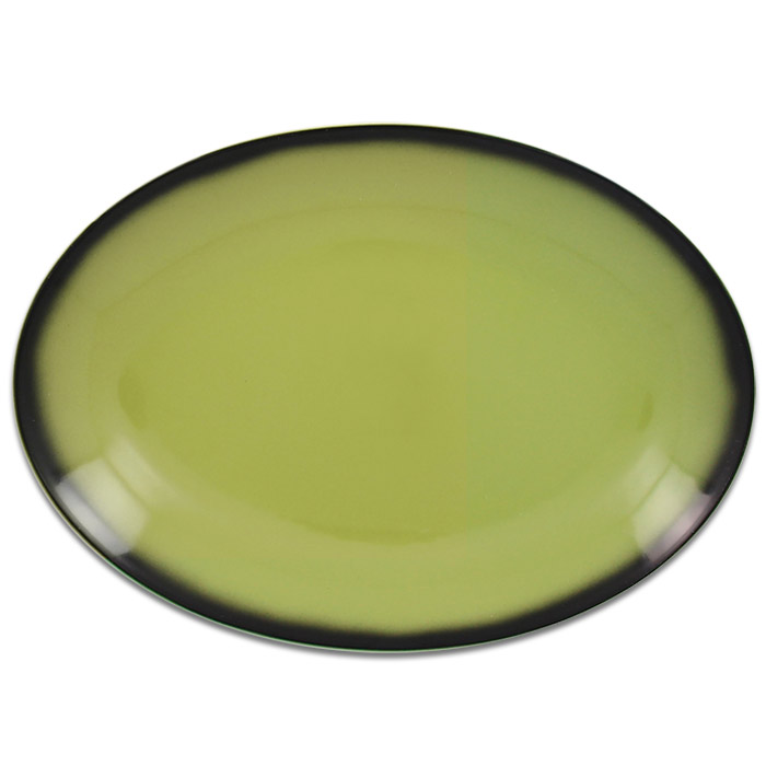 Тарелка овальная плоская салатная RAK Porcelain «Lea», 36x27 см