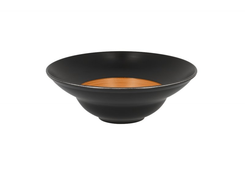 Тарелка "Gourmet" оранжевая Trinidad Rak Porcelain, D=23, 320 мл