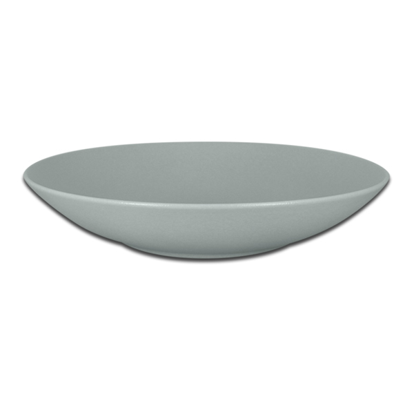Тарелка "Coupe" круглая глубокая серая RAK Porcelain «NeoFusion Mellow», D=23 см