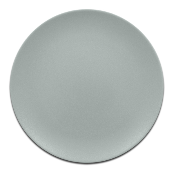 Тарелка круглая плоская серая RAK Porcelain «NeoFusion Mellow», D=24 см