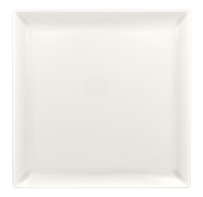 Тарелка квадратная RAK Porcelain «Vintage White», 24x24см
