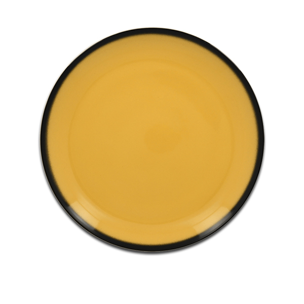 Тарелка круглая плоская желтая RAK Porcelain «Lea», D=18 см