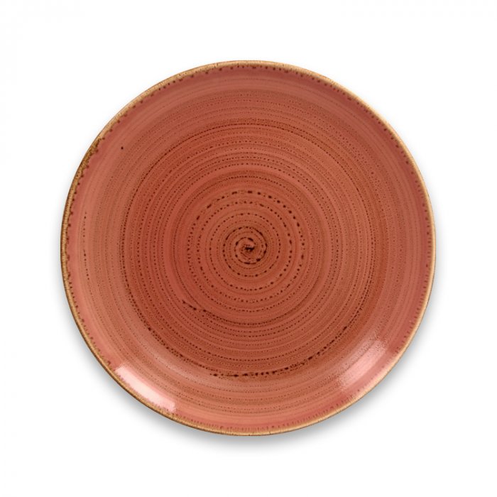Тарелка "Coupe" круглая плоская Coral RAK Porcelain «TWIRL», D=24 см