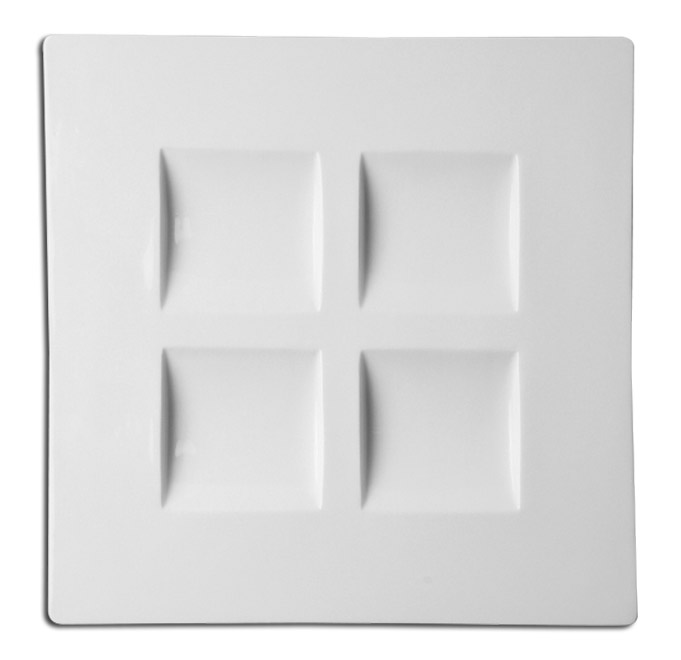 Тарелка «Tarragon» квадратная RAK Porcelain «AllSpice», 30x30 см