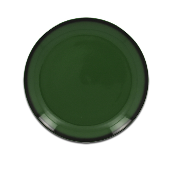 Тарелка круглая плоская зеленая RAK Porcelain «Lea», D=21 см