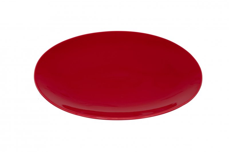 Тарелка "Coupe" овальная 30см, цвет красный SandStone «Lantana»