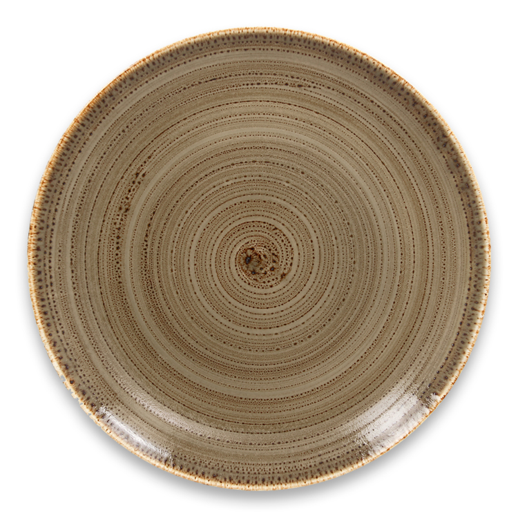 Тарелка "Coupe" круглая плоская Alga RAK Porcelain «TWIRL», D=28 см