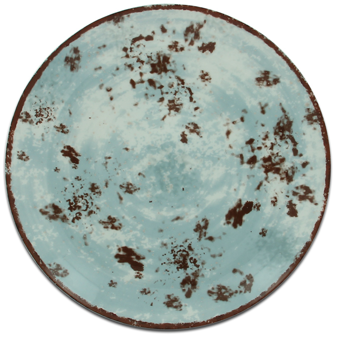 Тарелка круглая голубая RAK Porcelain «Peppery», D=31 см