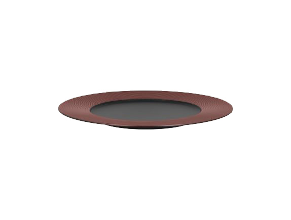 Тарелка круглая d=29см цвет бронзовый RAK Porcelain «Antic»