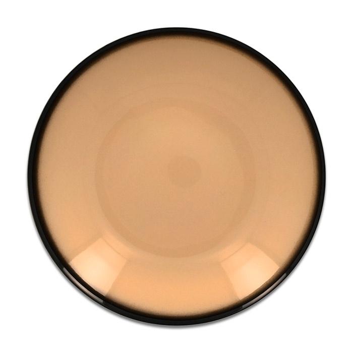 Тарелка "Coupe" глубокая бежевая RAK Porcelain «Lea», D=23 см, 690 мл