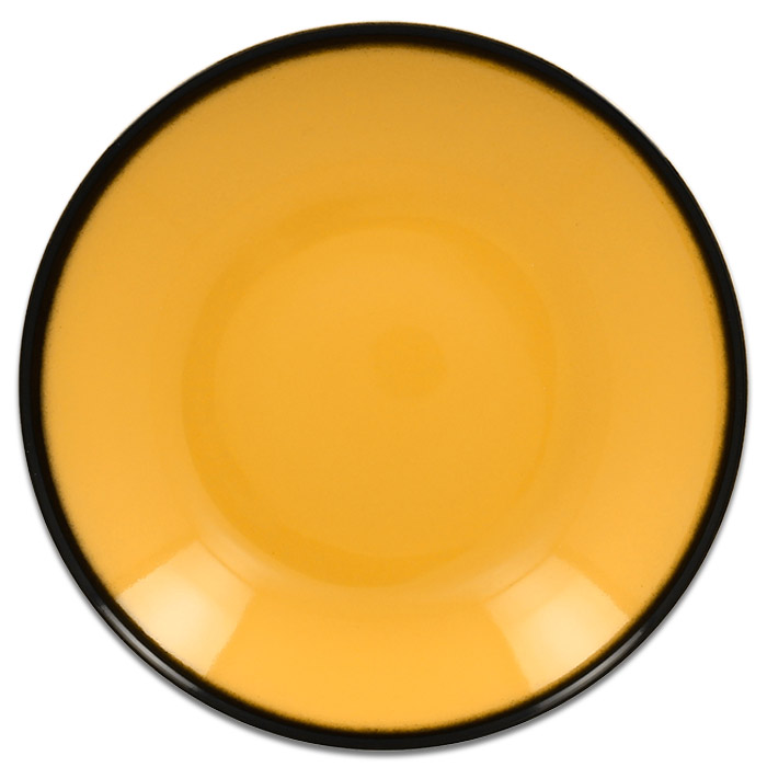 Тарелка "Coupe" глубокая желтая RAK Porcelain «Lea», D=30 см, 1,9 л