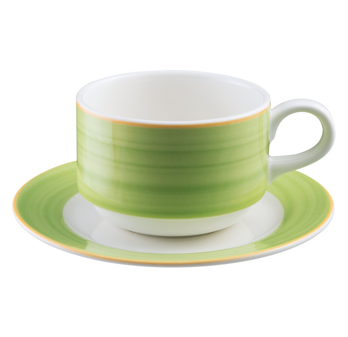 Чашка зеленая 230мл. RAK Porcelain «Bahamas 2»