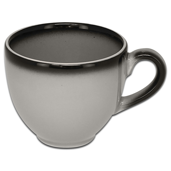 Чашка круглая серая RAK Porcelain «Lea», 280 мл
