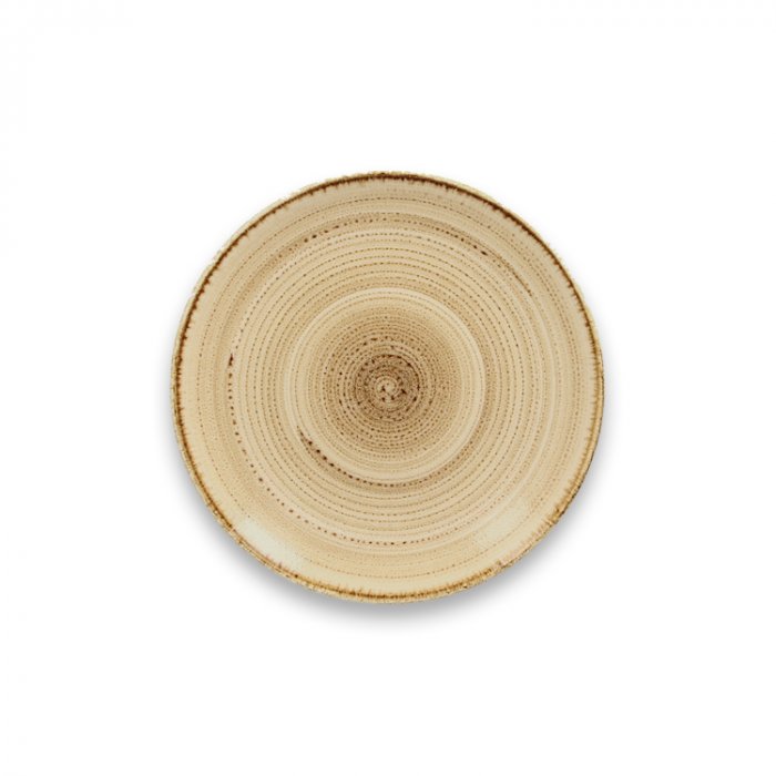 Тарелка "Coupe" круглая плоская Beach RAK Porcelain «TWIRL», D=18 см