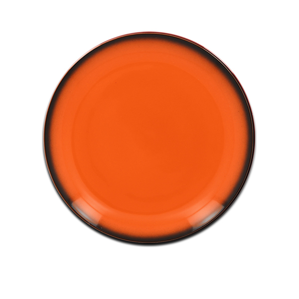 Тарелка круглая плоская оранжевая RAK Porcelain «Lea», D=15 см