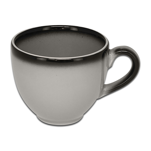 Чашка круглая серая RAK Porcelain «Lea», 200 мл
