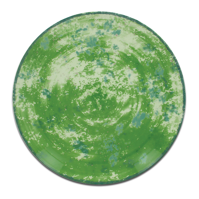 Тарелка круглая зеленая RAK Porcelain «Peppery», D=18 см