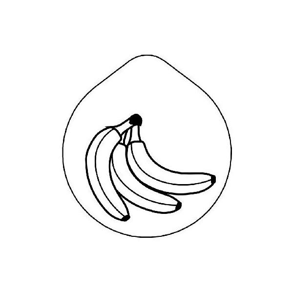 Крышка с рисунком «Бананы» Frilich