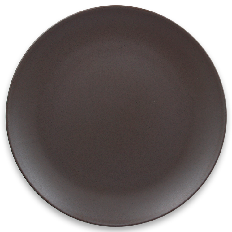 Тарелка "Coupe" круглая плоская Cocoa RAK Porcelain «GENESIS», D=31 см