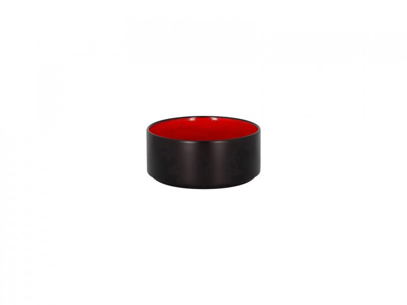 Салатник объем 680мл. d=14см цвет черный/красный RAK Porcelain «Fire»