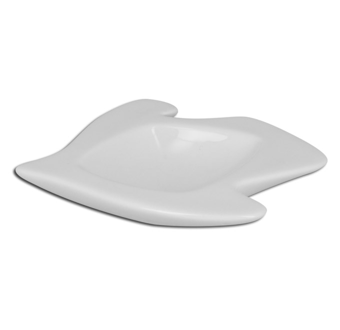Тарелка для подачи «Glove» RAK Porcelain «Minimax», 13x12 см