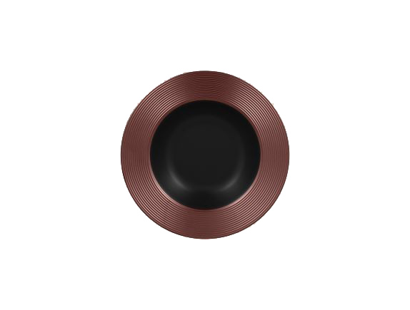 Тарелка круглая плоская d=22см цвет бронзовый RAK Porcelain «Antic»