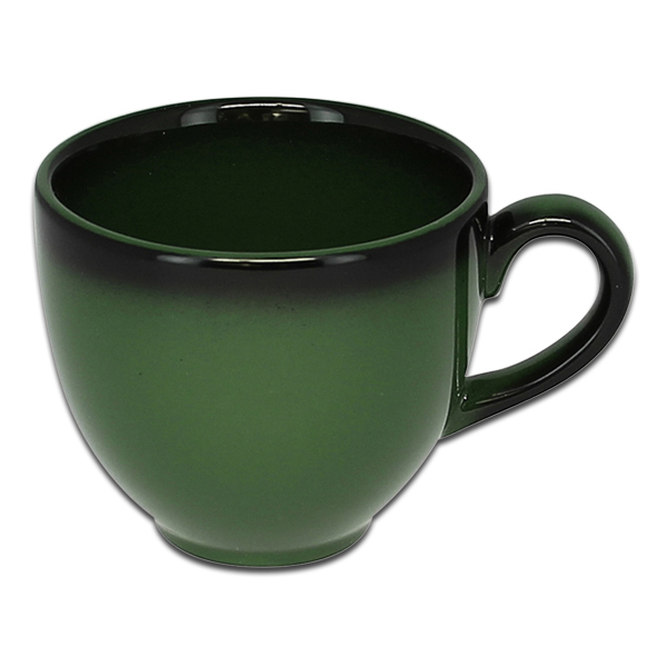 Чашка круглая зеленая RAK Porcelain «Lea», 230 мл