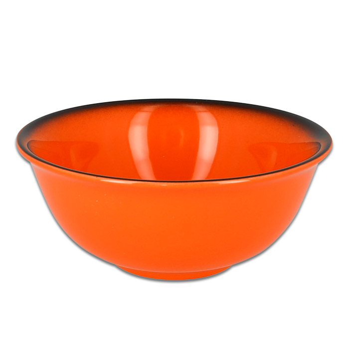 Салатник круглый оранжевый RAK Porcelain «Lea», D=16 см, 580 мл