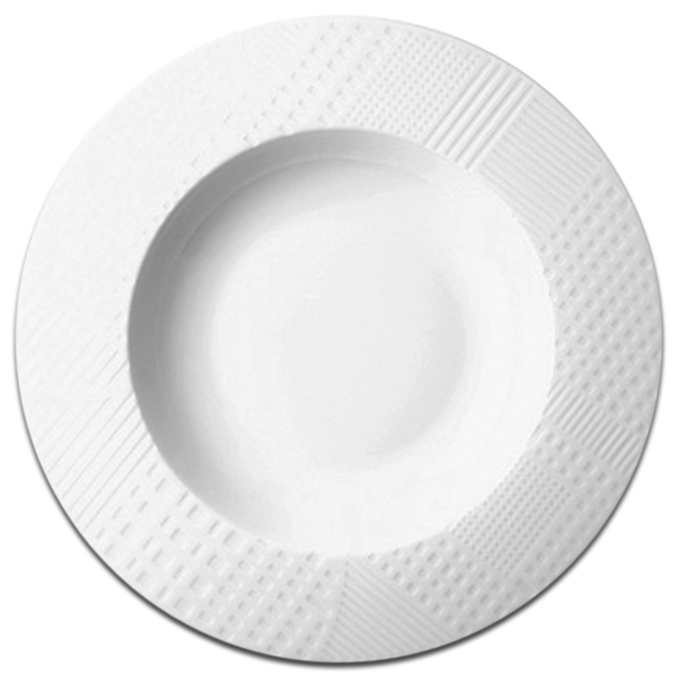 Тарелка круглая глубокая RAK Porcelain «Pixel», D=28 см