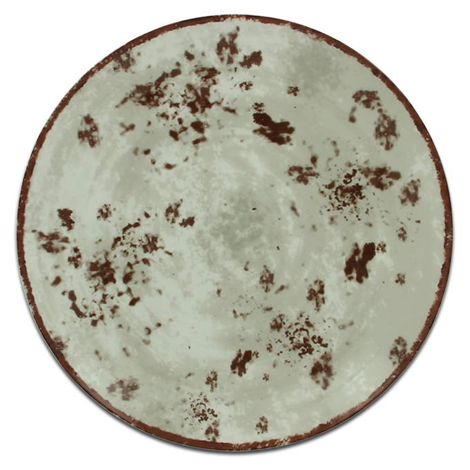 Тарелка круглая серая RAK Porcelain «Peppery», D=27 см