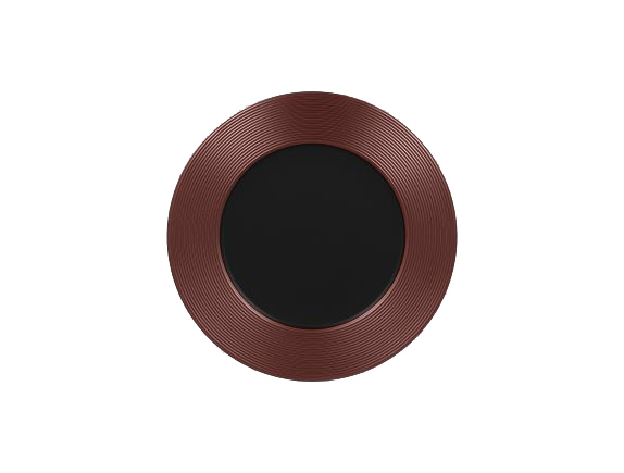 Тарелка круглая плоская d=27см цвет бронзовый RAK Porcelain «Antic»