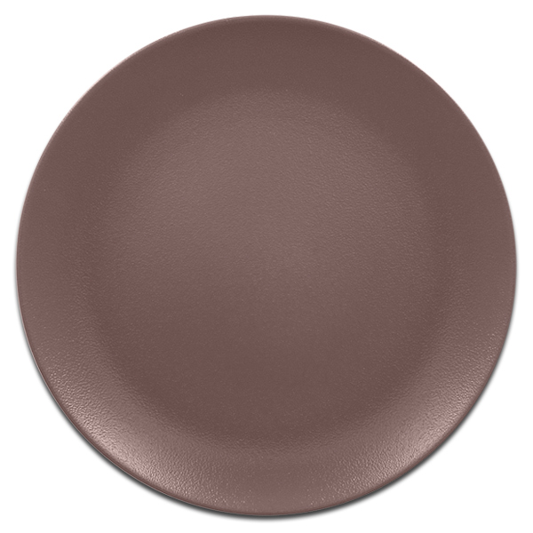 Тарелка круглая плоская коричневая RAK Porcelain «NeoFusion Mellow», D=29 см