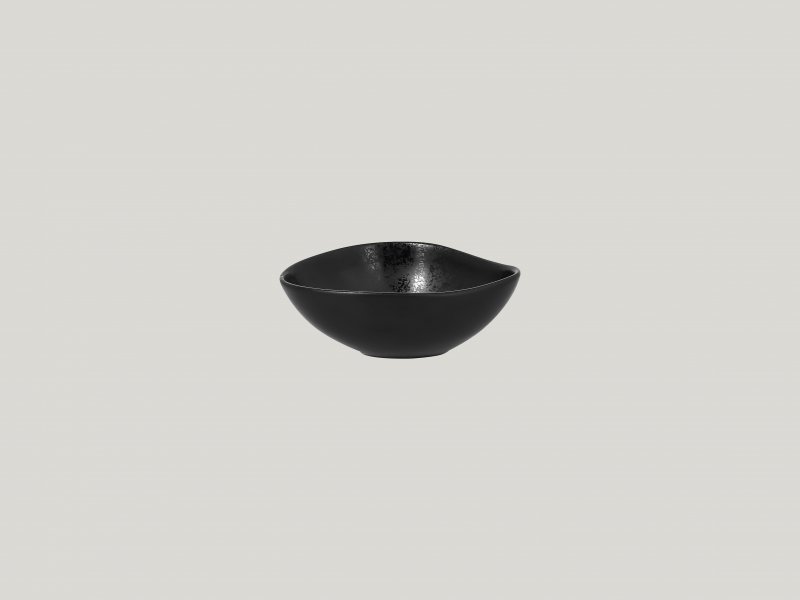 Салатник ассиметричный черный 14х11см объем 270мл RAK Porcelain «Suggestions»