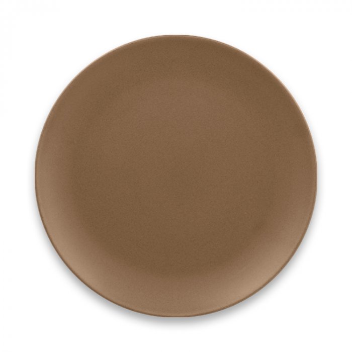 Тарелка "Coupe" круглая плоская Crust RAK Porcelain «GENESIS», D=24 см