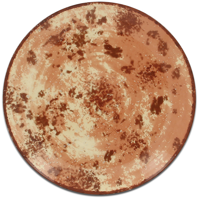 Тарелка круглая коричневая RAK Porcelain «Peppery», D=31 см