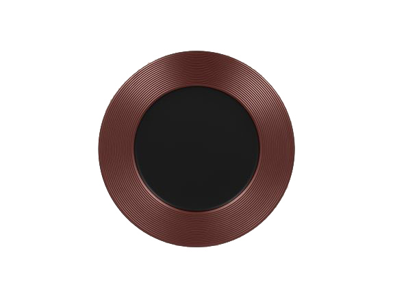 Тарелка круглая плоская d=29см цвет бронзовый RAK Porcelain «Antic»