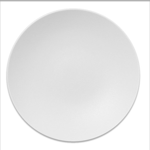 Тарелка "Coupe" круглая белая для подачи RAK Porcelain «NeoFusion Sand», 1,2 л