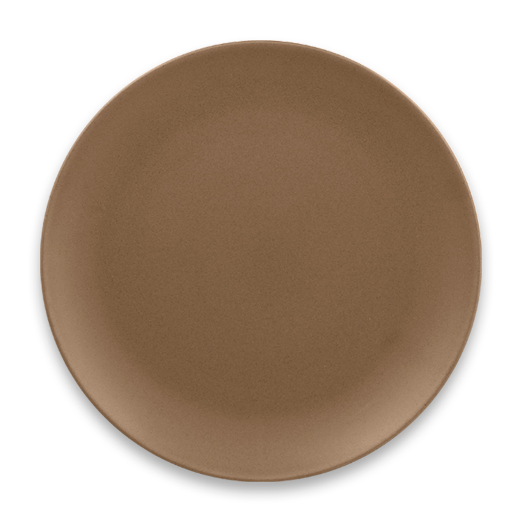 Тарелка "Coupe" круглая плоская Crust RAK Porcelain «GENESIS», D=27 см, H=2,7 см