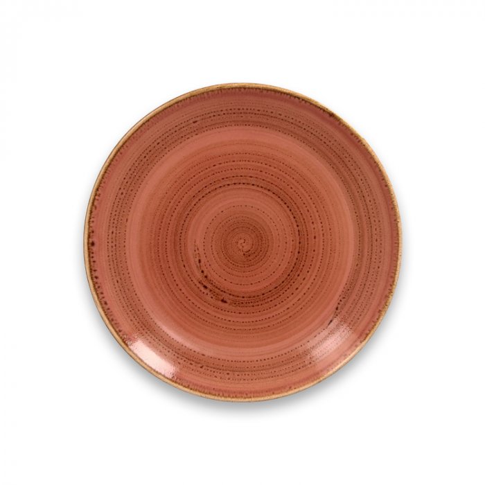 Тарелка "Coupe" круглая плоская Coral RAK Porcelain «TWIRL», D=21 см