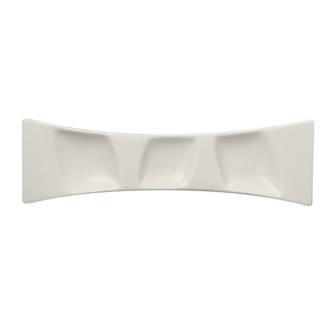 Тарелка прямоугольная 3 секционная RAK Porcelain «NeoFusion Sand», 32x9,4 см