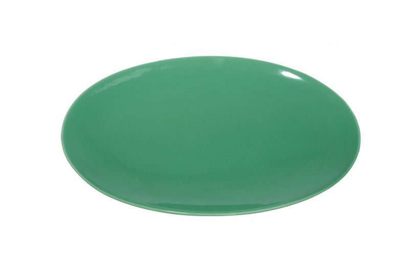 Тарелка "Coupe" овальная 30см, цвет зеленый SandStone «Lantana»