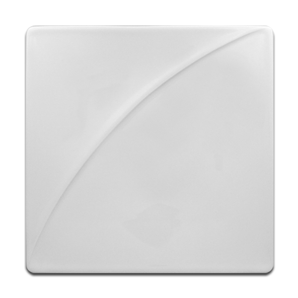 Тарелка квадратная плоская RAK Porcelain «Moon», 21x21 см